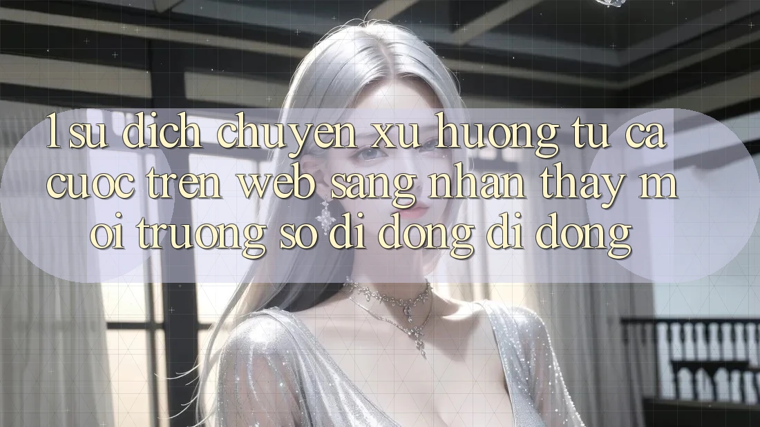 1. Sự dịch chuyển xu hướng: Từ cá cược trên Web sang nhận thấy Môi trường số di động di động 1. Sự dịch chuyển xu hướng: Từ cá cược trên Web sang nhận thấy Môi trường số di động di động