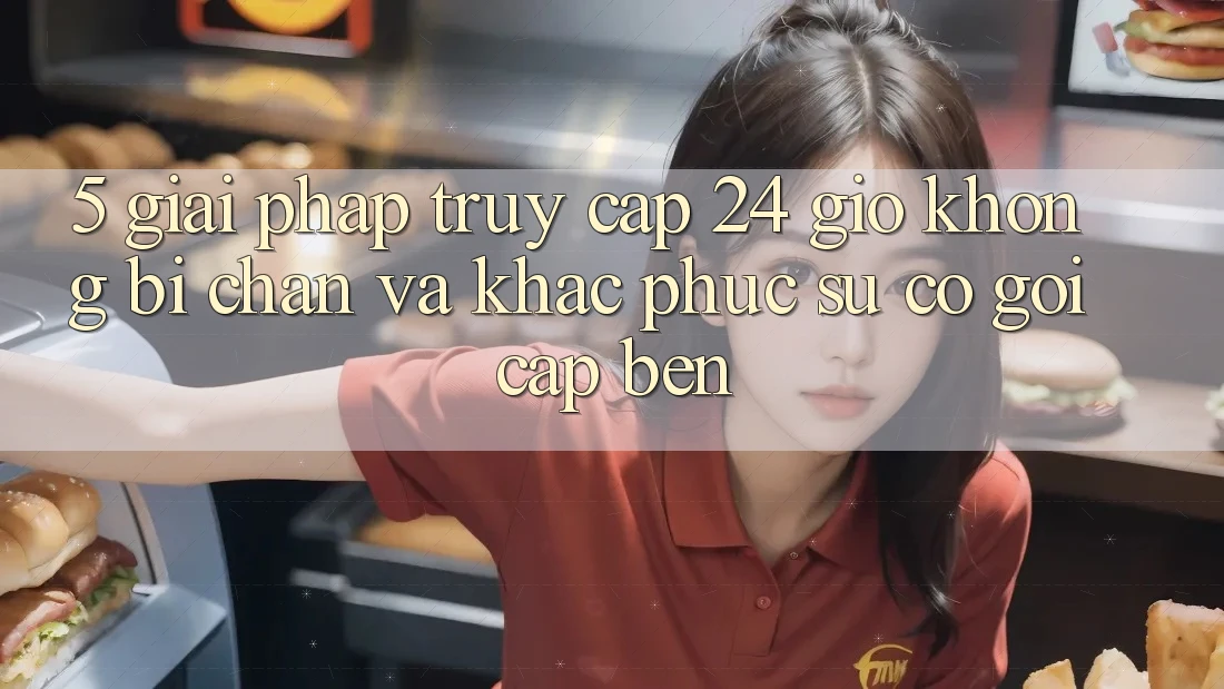 5. Giải pháp truy cập 24 giờ không bị chặn và khắc phục sự cố gọi cập bến