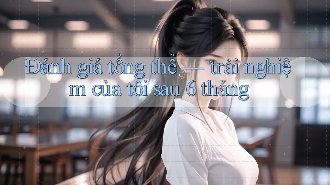 Đánh giá tổng thể — trải nghiệm của tôi sau 6 tháng Đánh giá tổng thể — trải nghiệm của tôi sau 6 tháng
