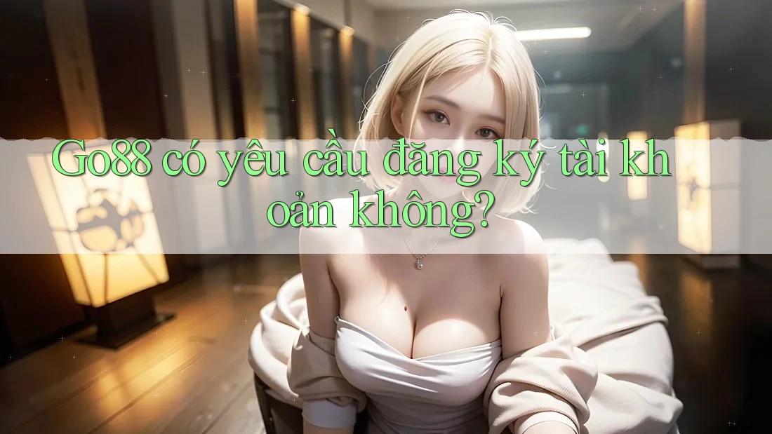 Go88 có yêu cầu đăng ký tài khoản không?