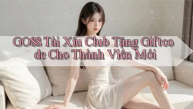 go88  tài xỉu club tặng giftcode cho thành viên mới