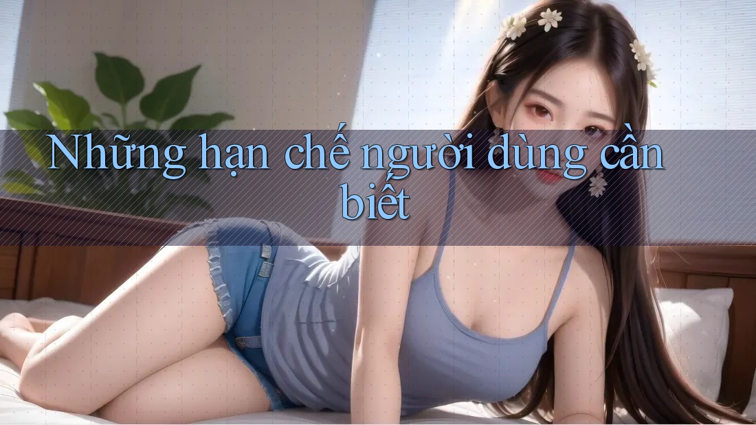 Những hạn chế người dùng cần biết Những hạn chế người dùng cần biết