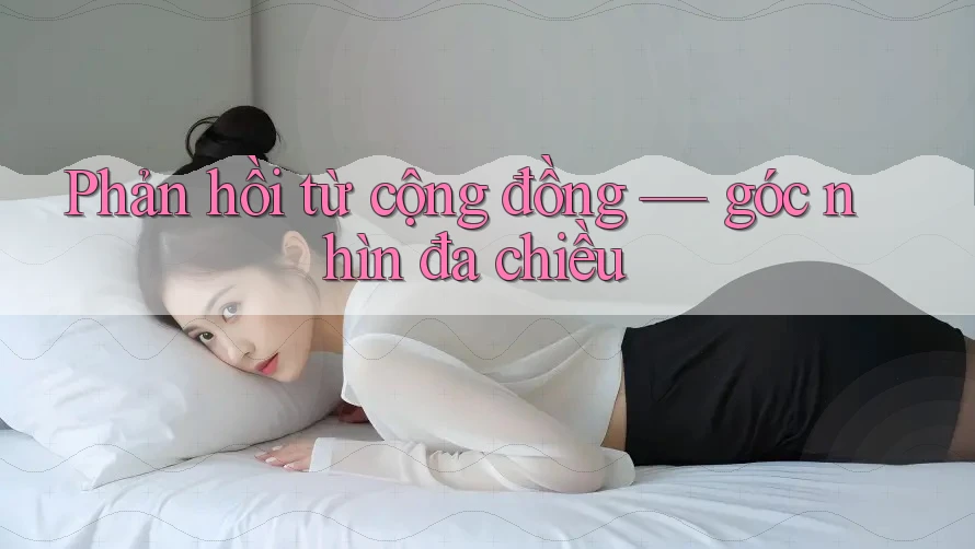 Phản hồi từ cộng đồng: góc nhìn đa chiều Phản hồi từ cộng đồng: góc nhìn đa chiều