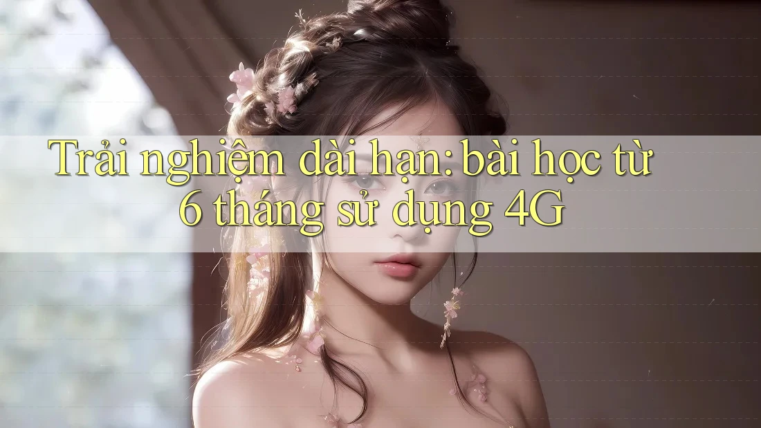 Trải nghiệm dài hạn: bài học từ 6 tháng sử dụng 4G Trải nghiệm dài hạn: bài học từ 6 tháng sử dụng 4G
